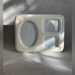 Dainty Floral Ceramic Picture Frame